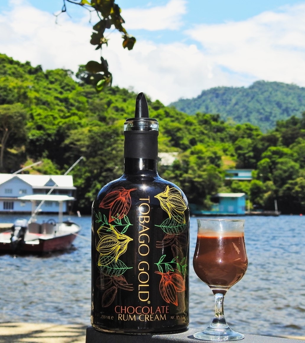 TOBAGO GOLD Chocolate Rum Cream - Kakao-Sahne-Likör, 500ml, 17% vol