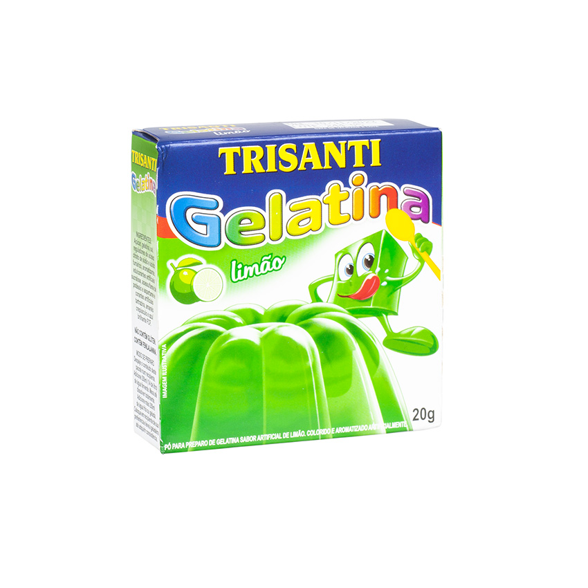 TRISANTI Wackelpudding Limette - Gelatina Limão, 20g - 14.07.2026