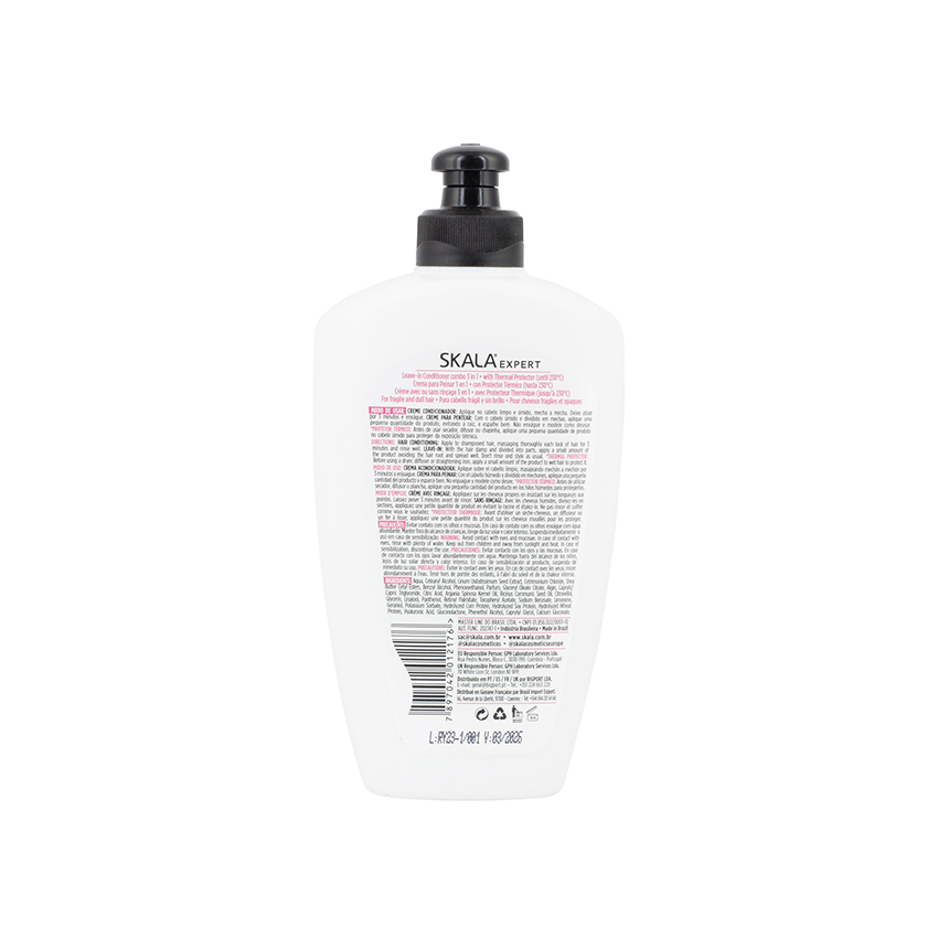 SKALA Expert Bomba de Vitaminas - 3-in-1 Leave-In Conditioner - Creme para Pentear 3 em 1, 250g