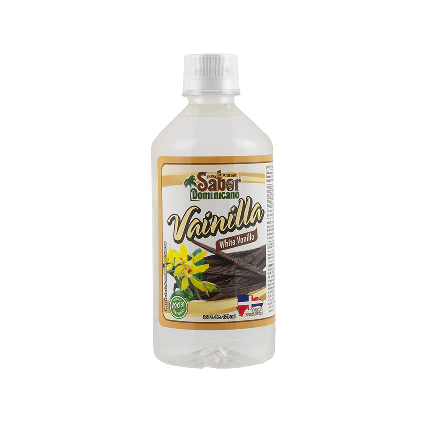 SABOR DOMINICANO Vanille-Aroma - Vainilla Blanca, 473ml