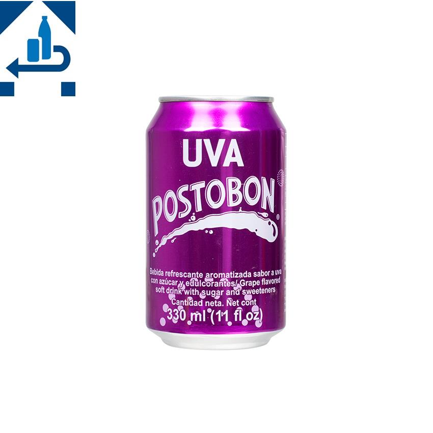 POSTOBON Uva - Traube-Erfrischungsgetränk -DPG- Gaseosa Uva Dose 330ml