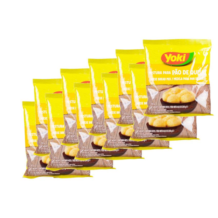 YOKI Fertigmischung für Käsebrötchen-10er Sparpack Mistura para Pão de Queijo 10x