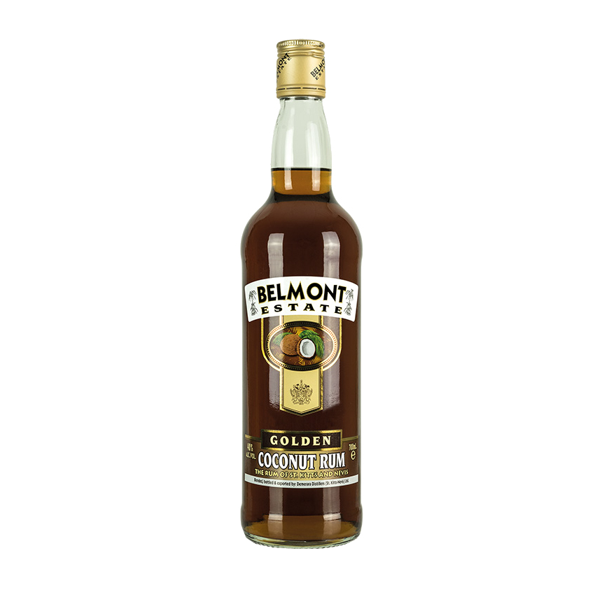 BELMONT ESTATE Golden Coconut Spirit Drink - Spirituose auf Rumbasis mit Kokos 700ml 40%vol.