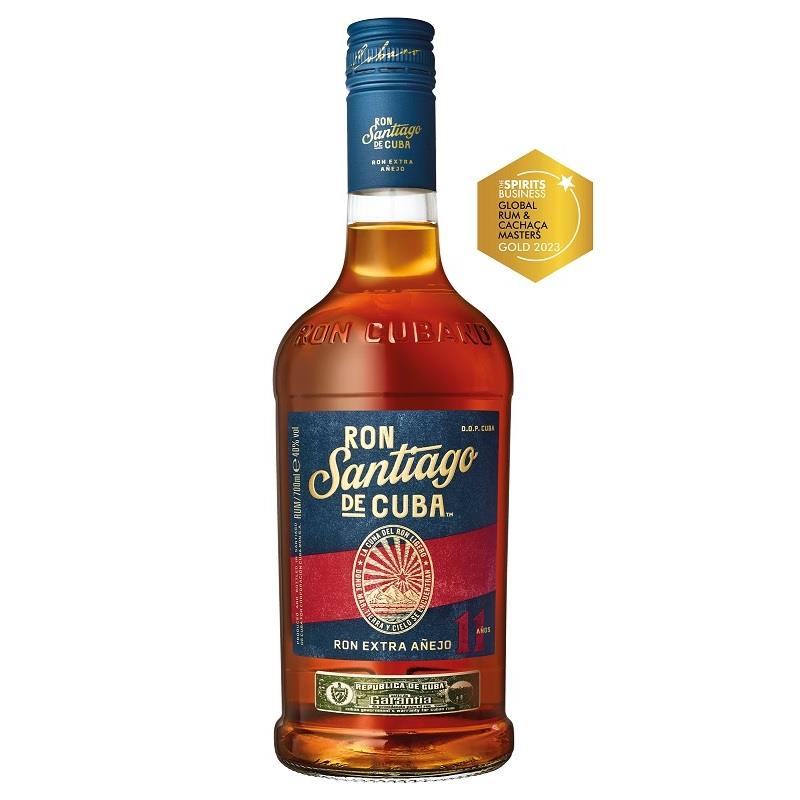 RON SANTIAGO DE CUBA x Nephthys - Ron Extra-Añejo 11 Años, 700ml + A3 Print - Salud