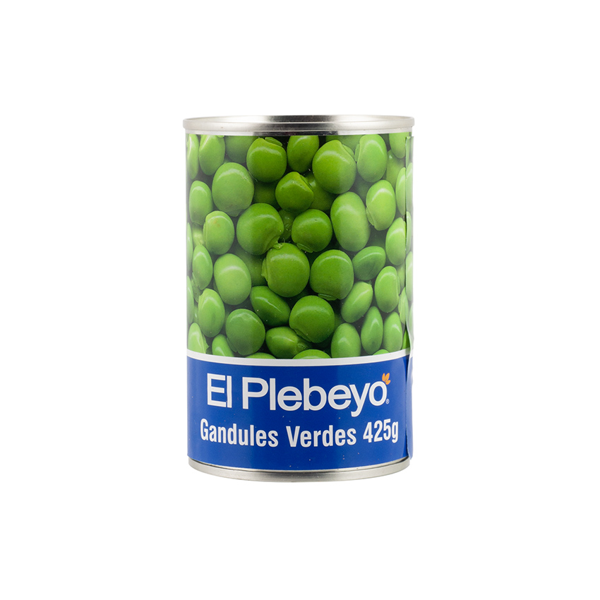 EL PLEBEYO Ervilhas - Gandules Verdes, 425ml 