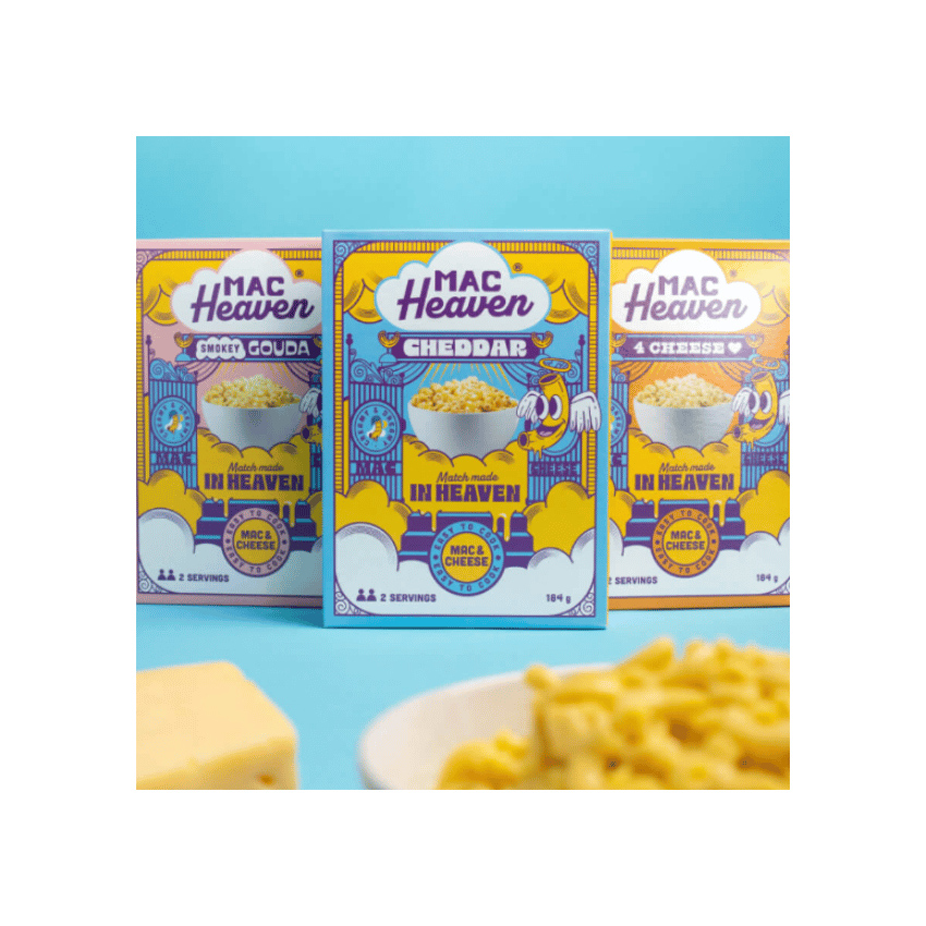 MAC HEAVEN Cheddar - Nudelgericht mit Cheddar-Käsesauce, 184g