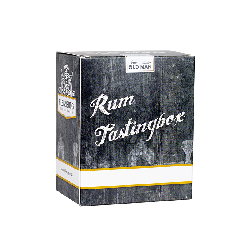 OLD MAN SPIRITS Rum Tasting Box, 40% vol., 120ml 