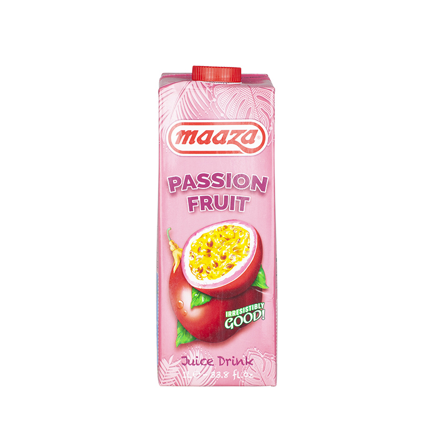 MAAZA Passion Fruit Juice -  Suco de Maracuja, 1 l