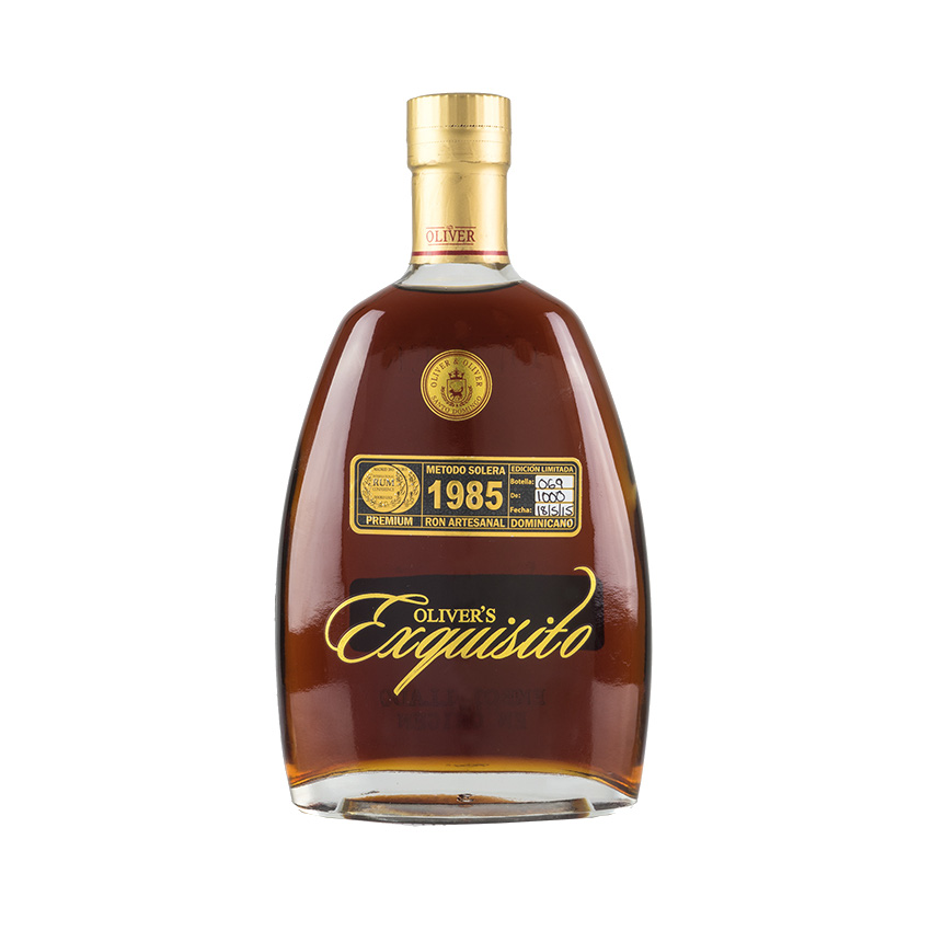 EXQUISITO 1985 - Brauner Solera-Rum, 21+ Jahre - Ron Solera Artesanal, 21+ años, 700ml, 40% vol