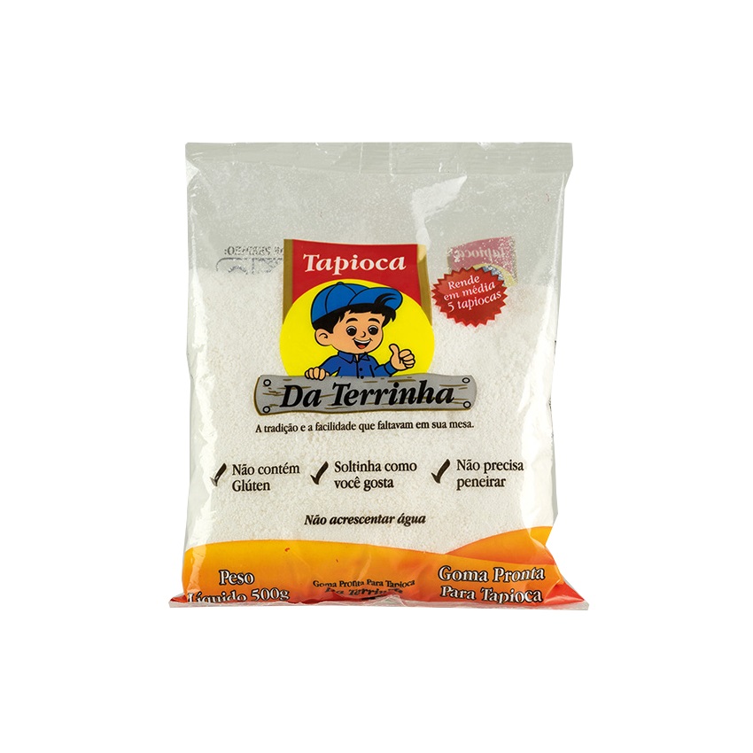DA TERRINHA Teig aus Tapiokastärke - Goma Pronta para Tapioca, 500g