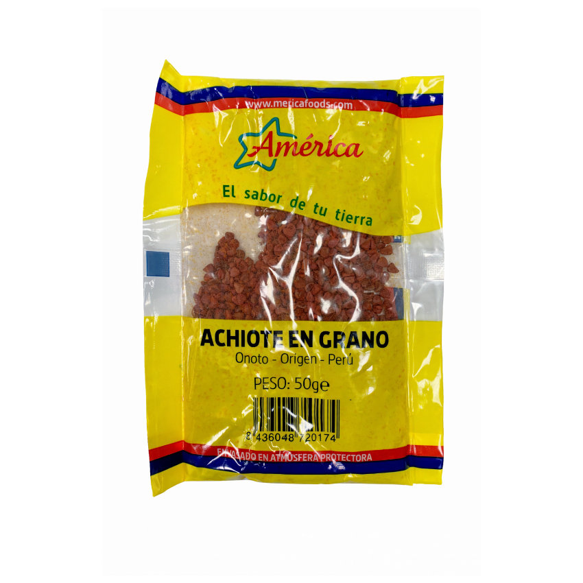 LA LATINA Sementes de Urucum (Annatto) - Achiote, 50g 