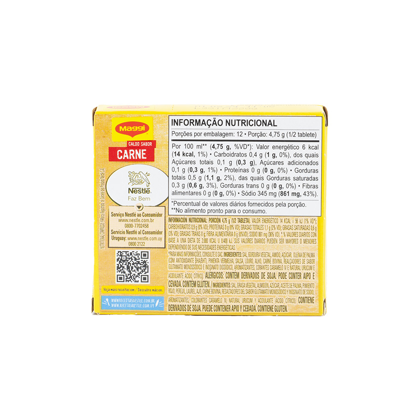 MAGGI Beef Broth - Caldo de Carne, 57g