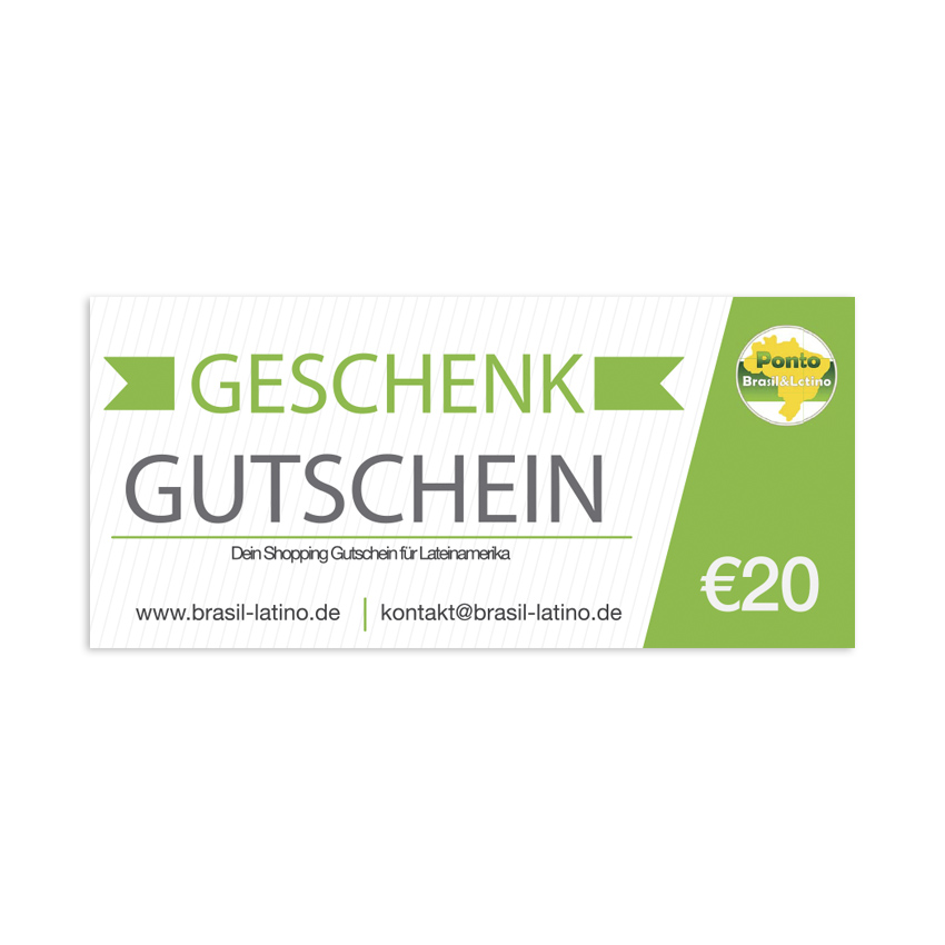 PONTO BRASIL LATINO Gift Card/Voucher 20 EUR