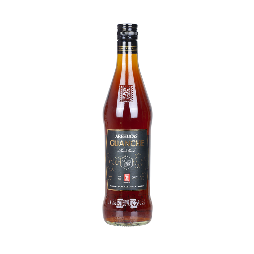 AREHUCAS Ron Miel Guanche -  Rum-Likör mit Honig, 700ml, 20%vol.