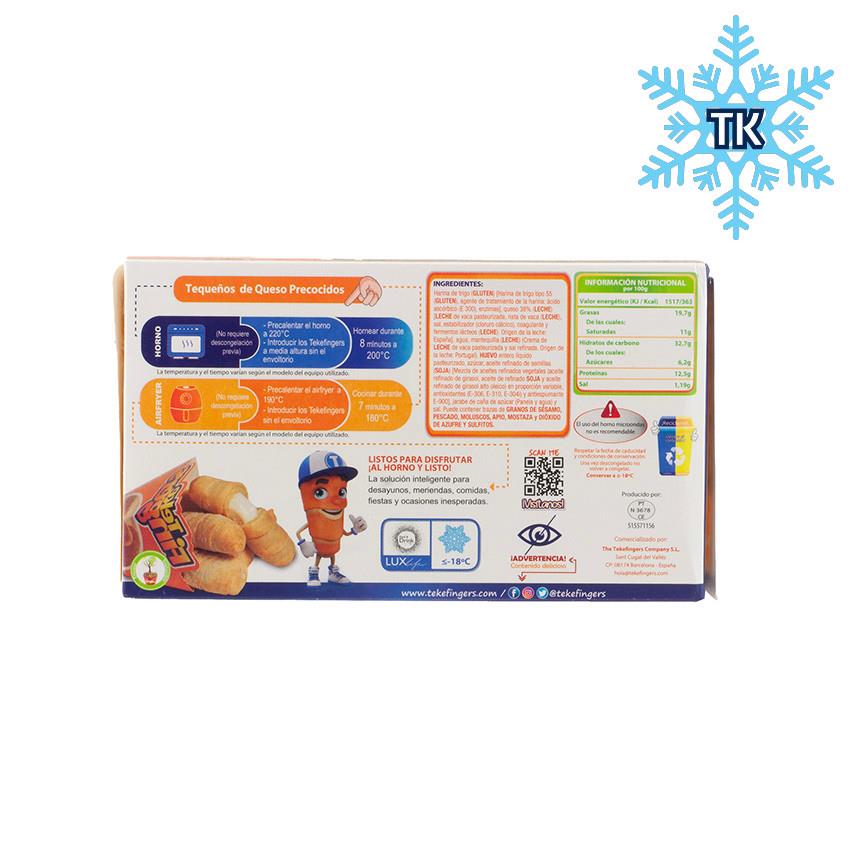 TEKEFINGER Tequeños Cheese Sticks - Palitos Rellenos de Queso para Horno, 190g