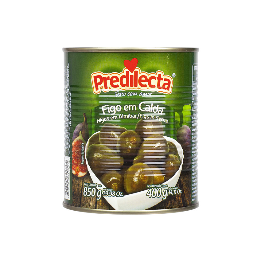 PREDILECTA Eingelegte Feigen - Figo em Calda Inteiro 850g - Abtropfgewicht 400g