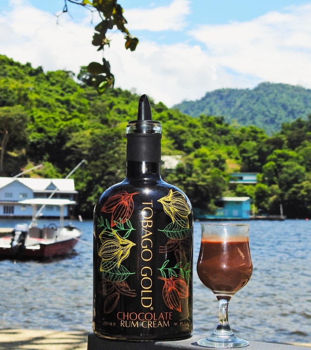 TOBAGO GOLD Chocolate Rum Cream - Kakao-Sahne-Likör, 500ml, 17% vol