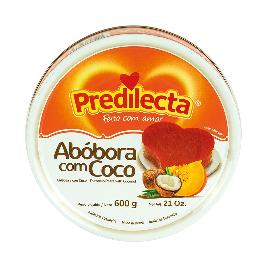 PREDILECTA Kürbis-Kokos Dessert - Doce de Abóbora com Côco, 600g