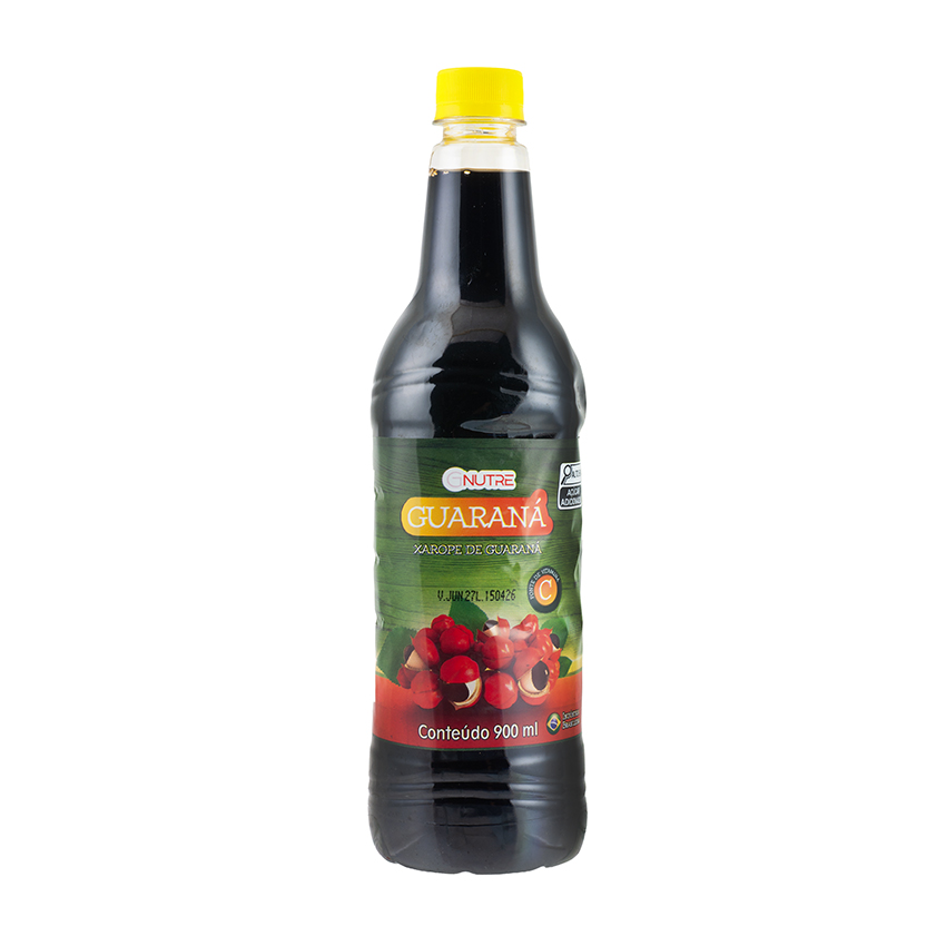 GNUTRE Guaraná Syrup - Xarope de Guaraná, 900ml
