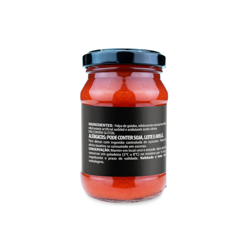 PREDILECTA Goiabada Gourmet Zero with no added sugar - Goiabada Cremosa, Zero Adição de Açúcares, 220g