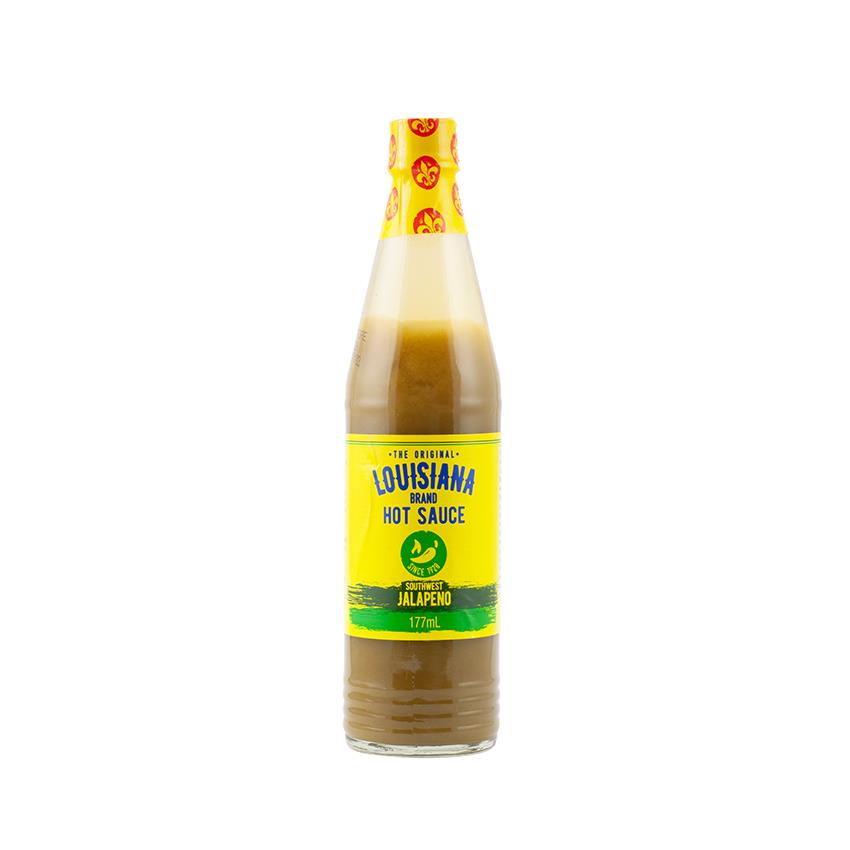 LOUISIANA Hot Sauce Jalapeño - Salsa Picante de Jalapeño, 177ml