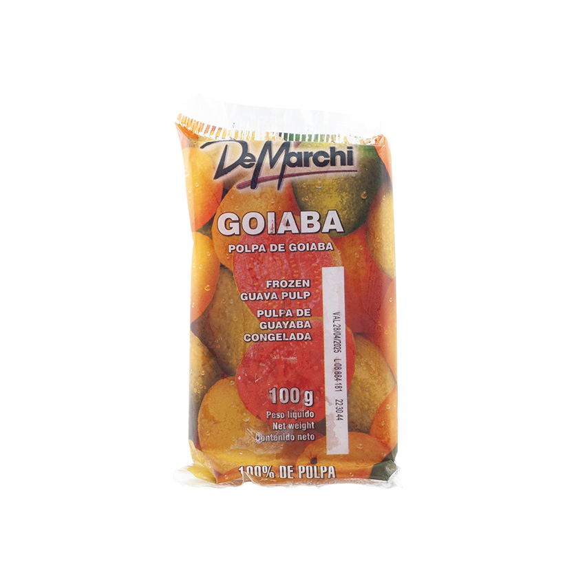 DEMARCHI Guava Fruit Pulp - Frozen - Polpa de Goiaba, 1kg