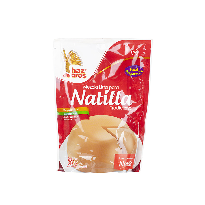HAZ DE OROS Pudding Mix for Natilla - Mezcla Lista para Natilla, 300g