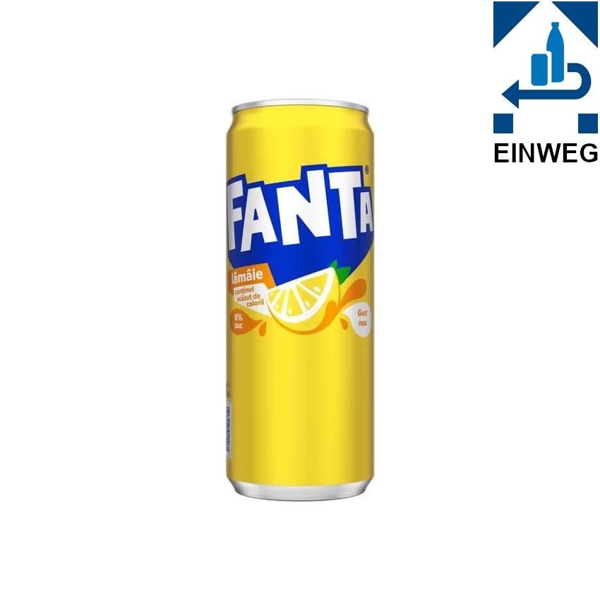 FANTA Limetten - Fanta Limão, 330ml --DPG-- - 08.08.2026