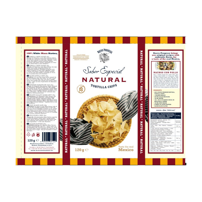 NUEVO PROGRESO Tortilla Chips, 120g