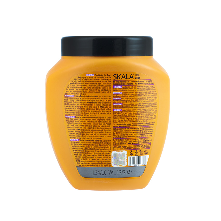 SKALA Brasil Mais Crespos Haarpflegemittel - 2 em 1 Creme para  Pentear + Hidratação, 1 kg