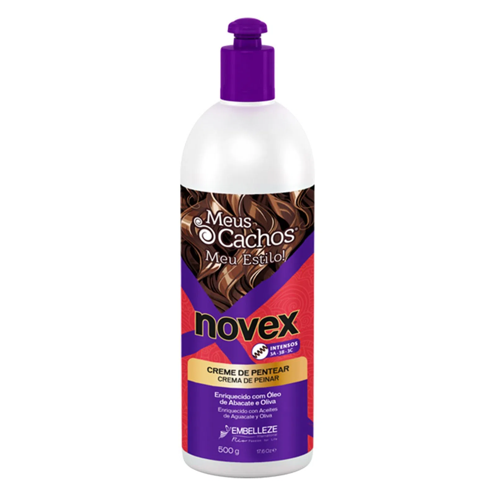 NOVEX Meus Cachos Intensos Leave-in-Conditioner - Creme de Pentear Cachos Intensos 500ml