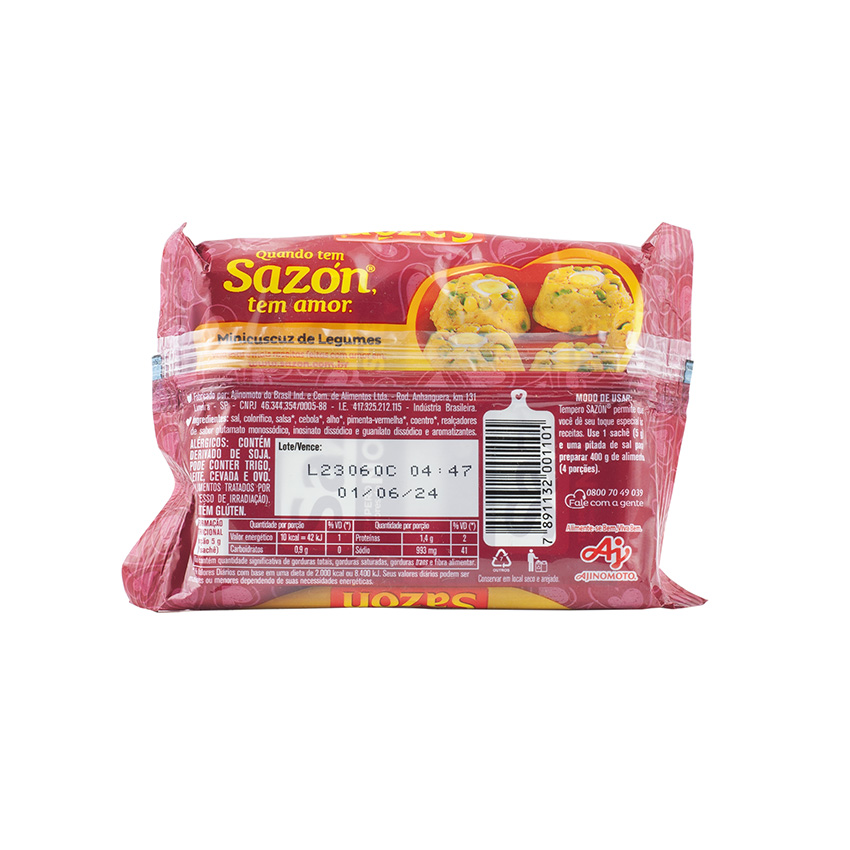 AJINOMOTO Würzsalz Geschmack des Nordostens - Tempero Sazón Sabor do Nordeste 60g