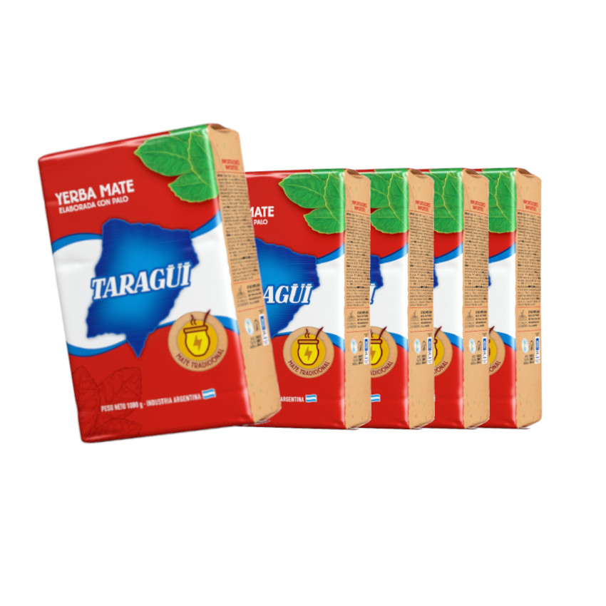 Taragui Mate-Tee- 5er Sparpack- Yerba Mate 5x1kg 