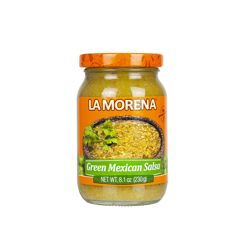 LA MORENA - Grüne Mexikanische Chili-Soße - Salsa Verde Mexicana, 230g