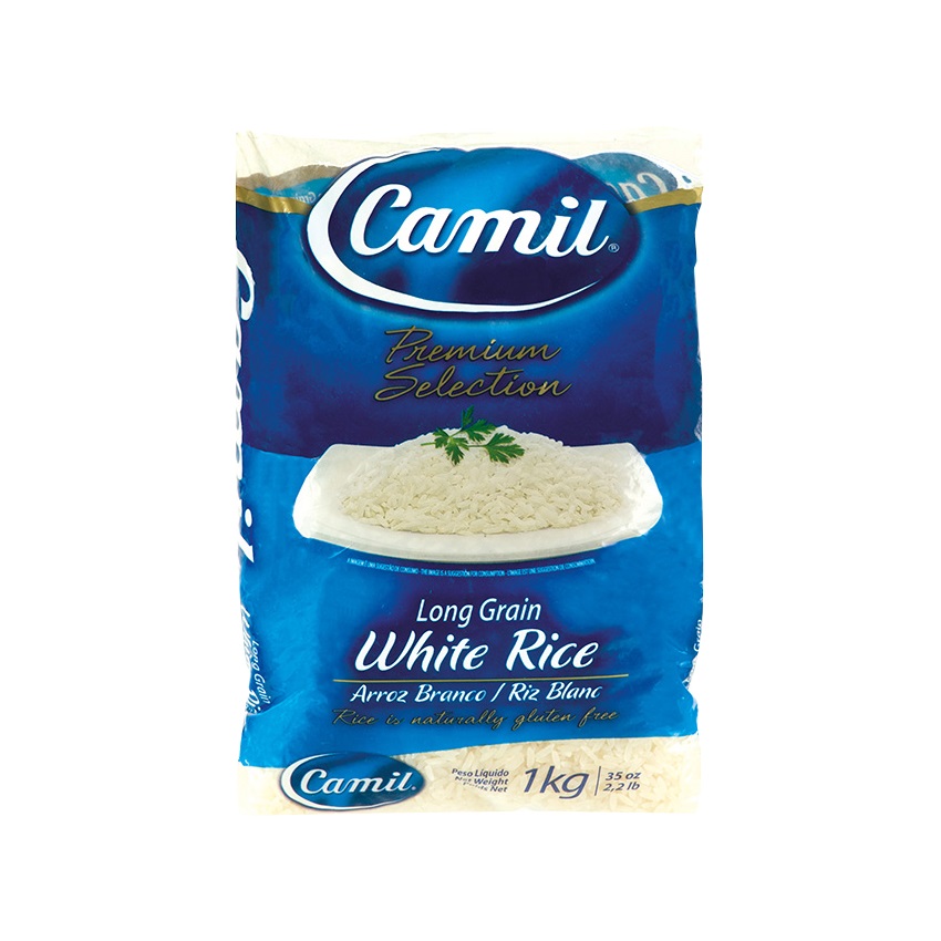 CAMIL Weisser Reis - Arroz Blanco 1kg 