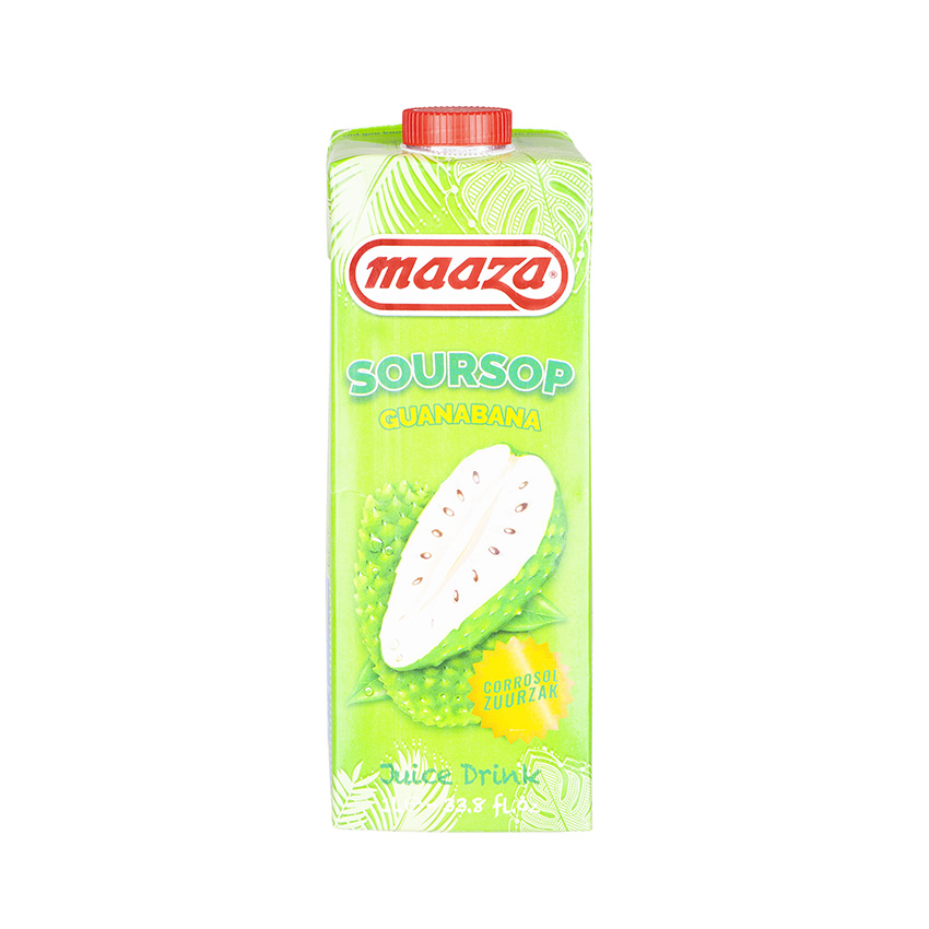 MAAZA Stachelannone-Fruchtsaftgetränk - Suco de Graviola, 1 l