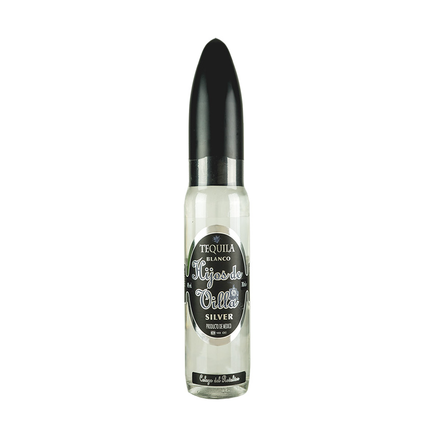 HIJOS DE VILLA Weißer Tequila, Patronenflasche - Tequila Blanco (Bullet), 700ml, 40%vol