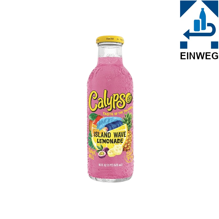 CALYPSO Island Wave Lemonade - Tropische Fruchtlimonade, 473 ml --DPG--