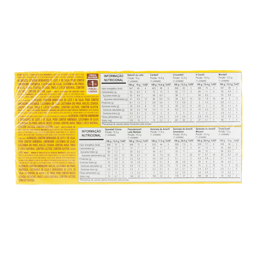 GAROTO Konfekt-Sortiment Bombons Sortidos 220g