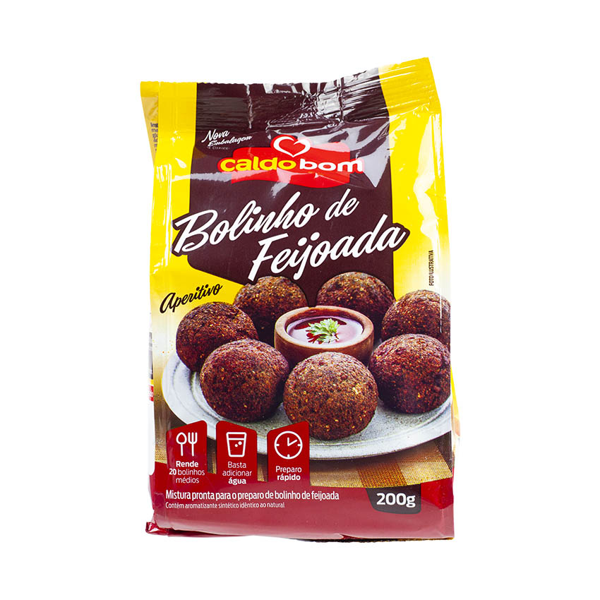 CALDO BOM Fertigmischung für Bohnenkroketten Bolinho de Feijoada 200g