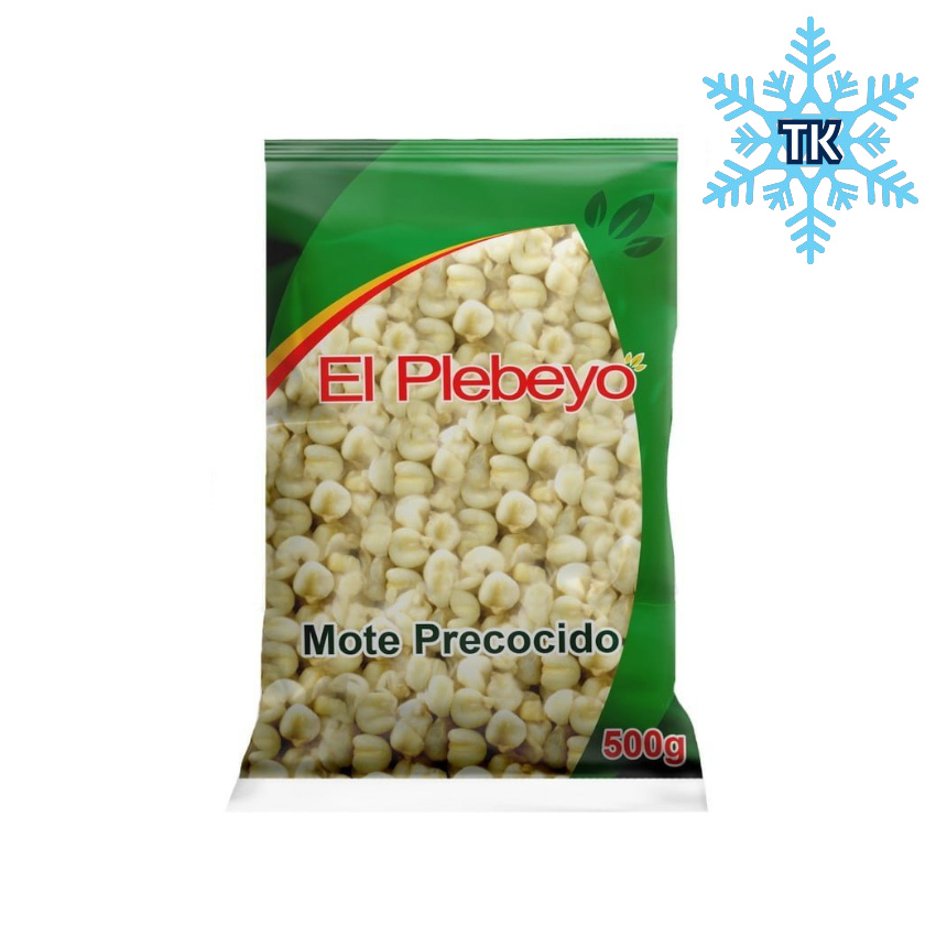 EL PLEBEYO Pre-Cooked Mote Corn - Mote Precocido, 500g