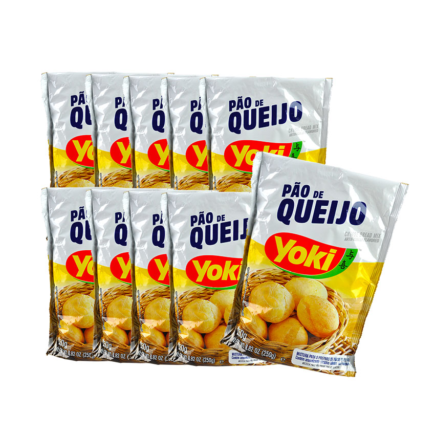 YOKI Fertigmischung für Käsebrötchen-10er Sparpack Mistura para Pão de Queijo 10x