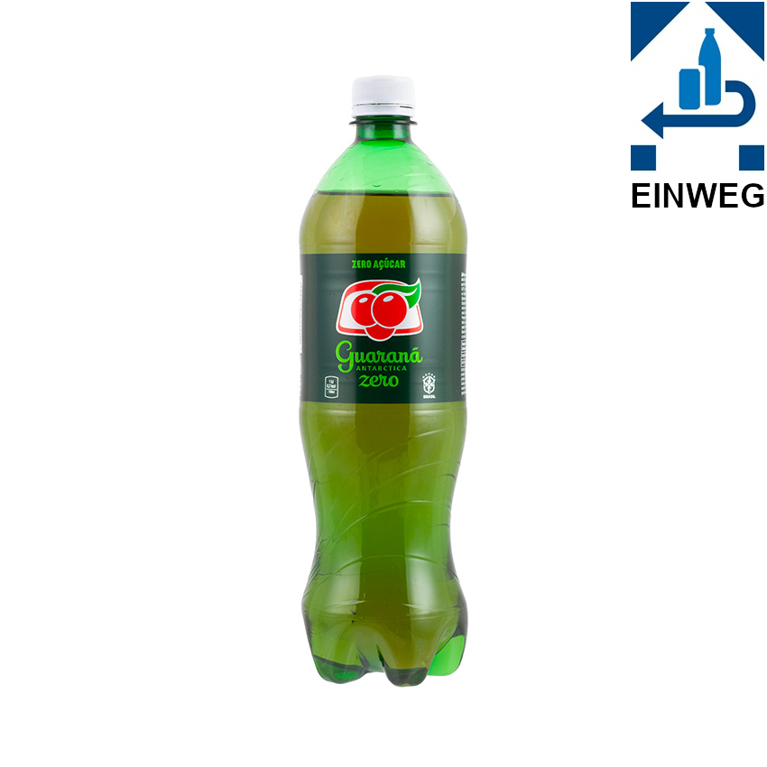 GUARANÁ ANTARCTICA Zero Flasche -DPG- 1L Refrigerante Guaraná Zero garrafa 1L