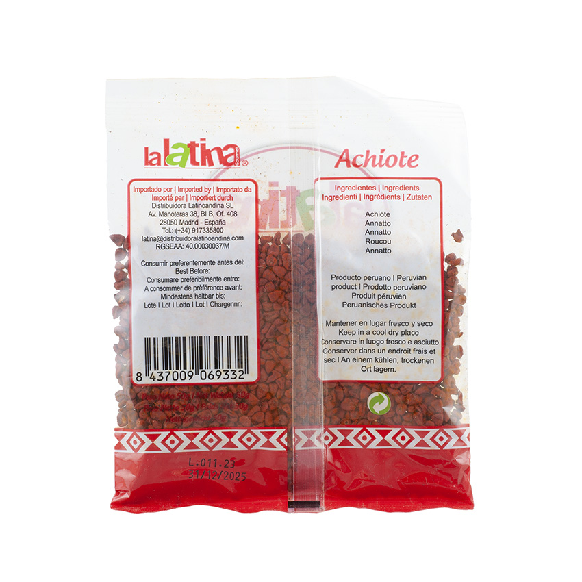 LA LATINA Annatto - Achiote, 50g
