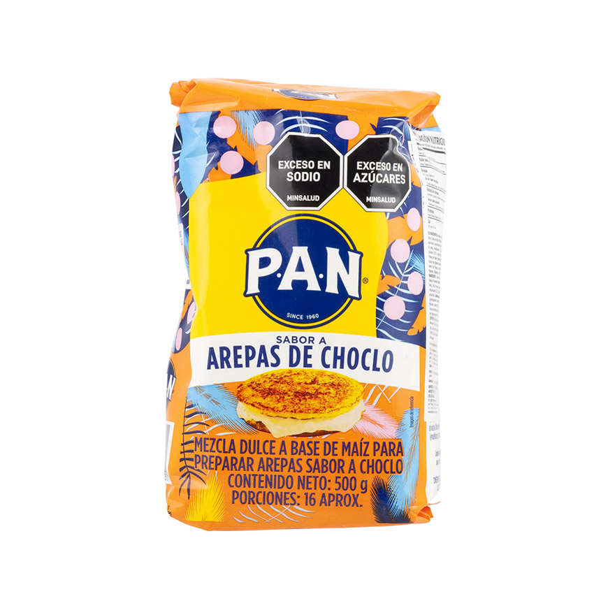 PAN Sweet Corn Flour Mix for Arepas - Mezcla Dulce a Base de Maíz para Arepas de Choclo, 500g