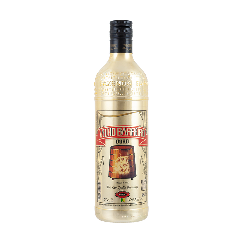 VELHO BARREIRO Ouro Edição Especial - Zuckerrohrschnaps - Cachaça, 39% vol. 700ml