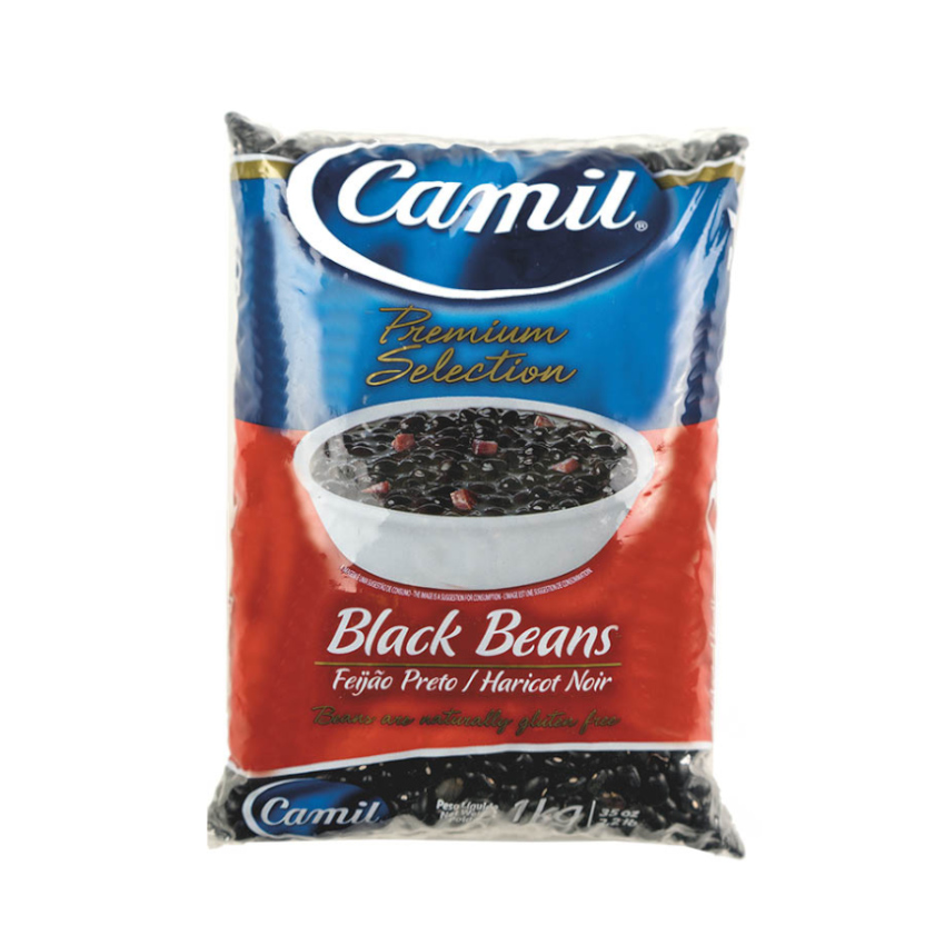 CAMIL Schwarze Bohnen - Feijão Preto 1kg 