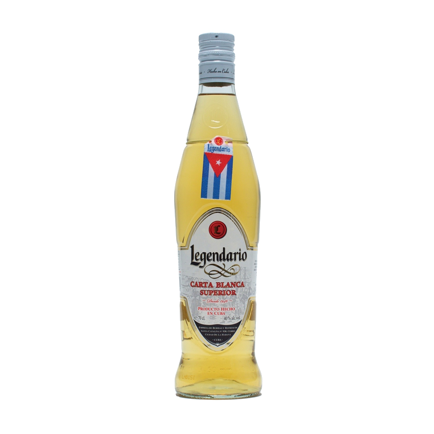 LEGENDARIO Carta Blanca Superior - Weisser Rum, 700ml, 40% vol