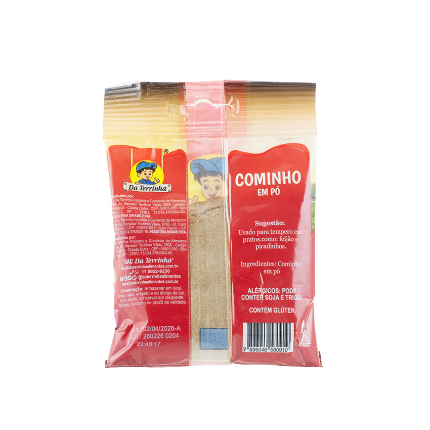 DATERRINHA Gemahlener Kreuzkümmel - Cominho em Pó, 50g