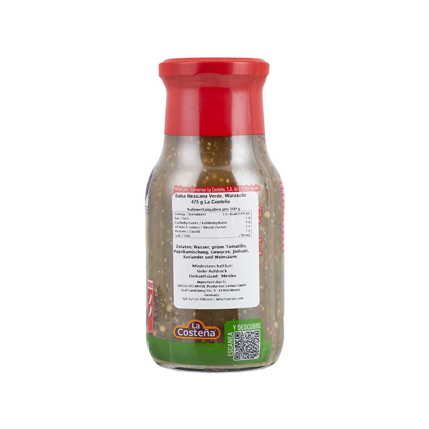 LA COSTEÑA Grüne Soße - Salsa Verde, 475g